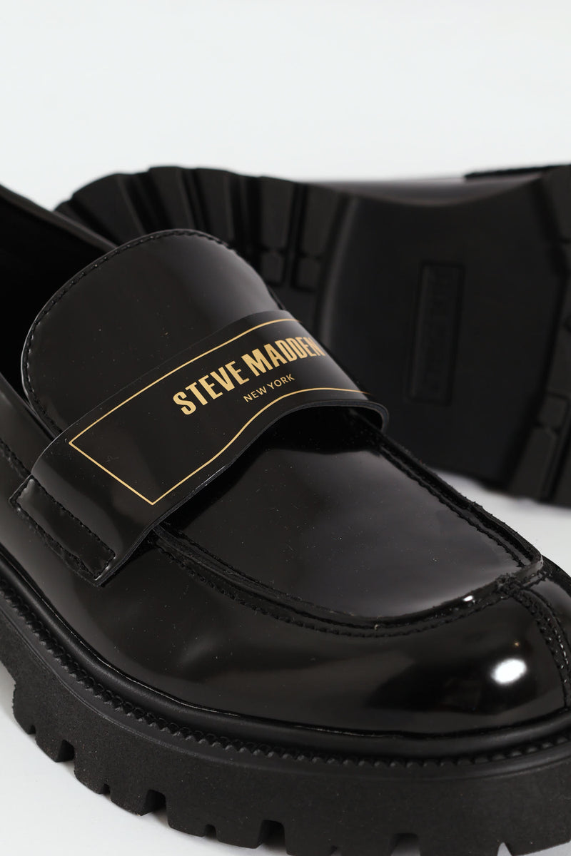 File Away Chunky Loafer - Black