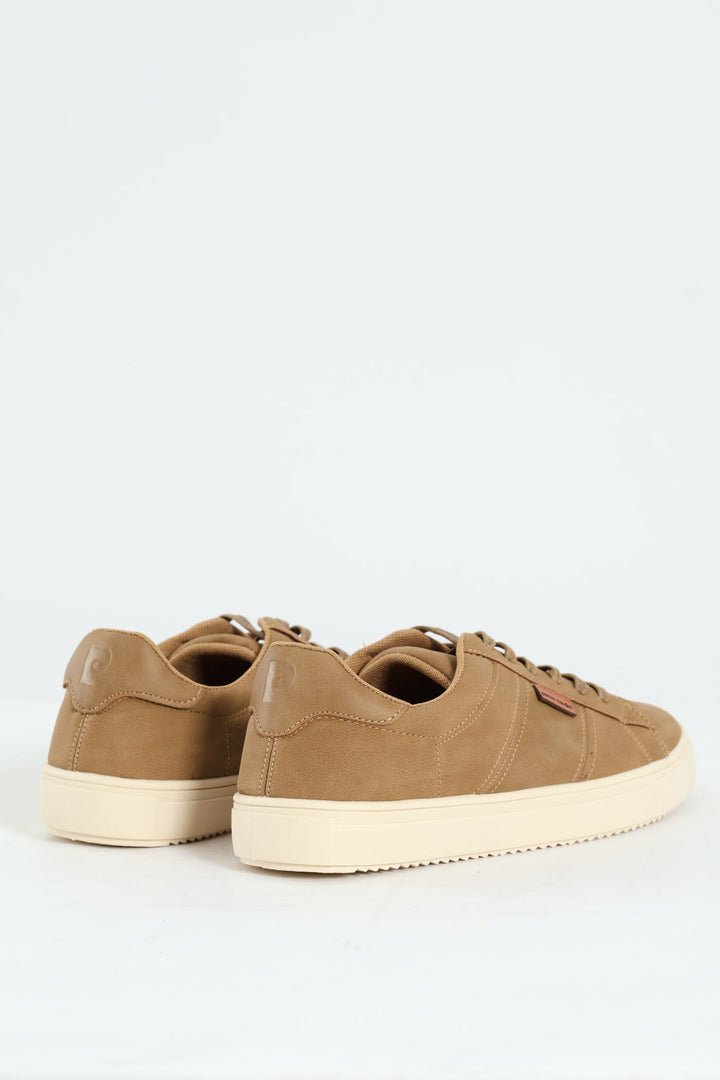 Mono Lace Up Sneaker - Taupe