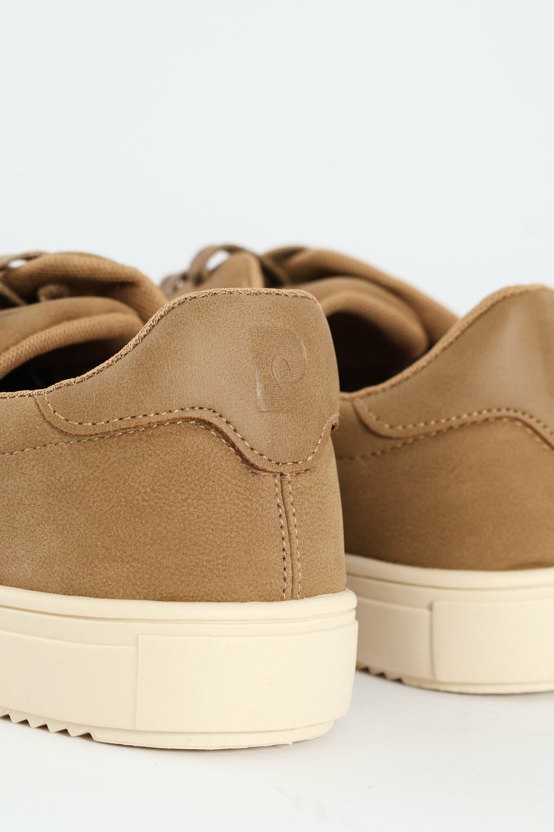 Mono Lace Up Sneaker - Taupe