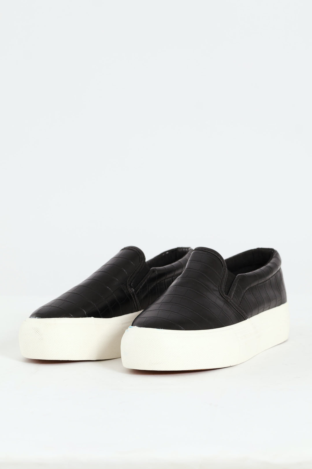 Platform Slip On Street Sneaker - Black