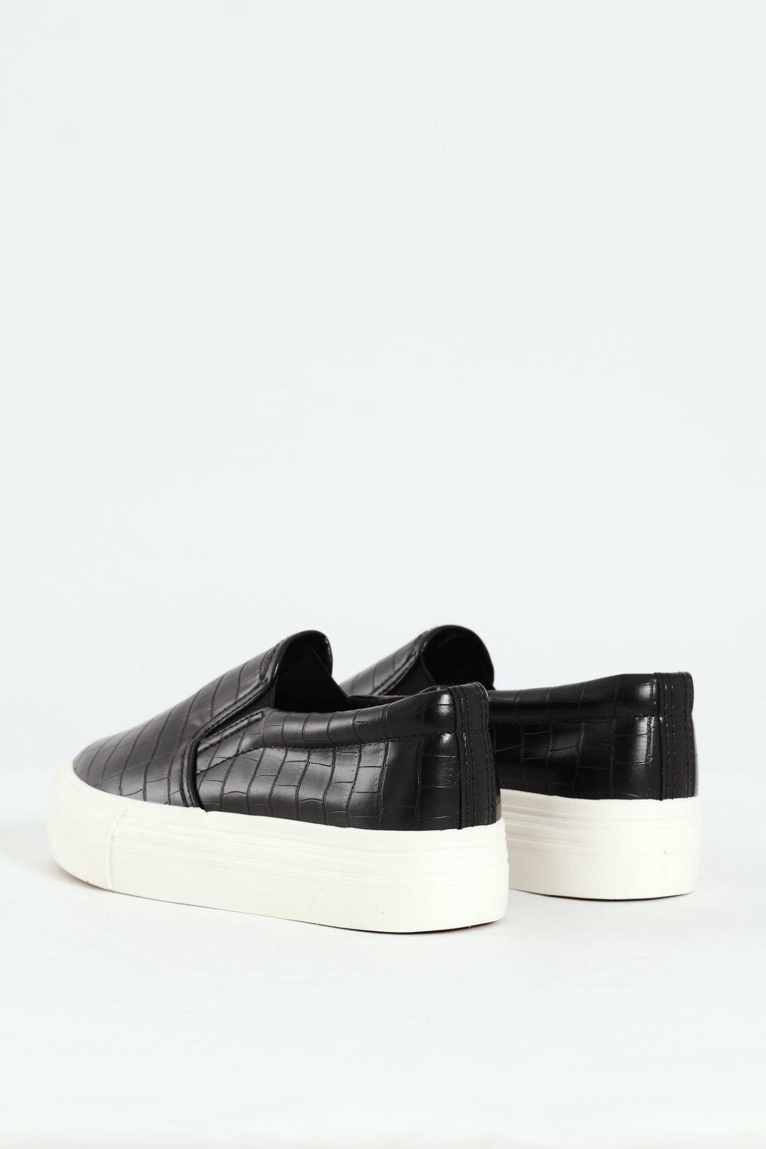 Platform Slip On Street Sneaker - Black