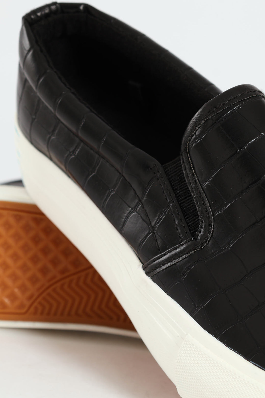 Platform Slip On Street Sneaker - Black