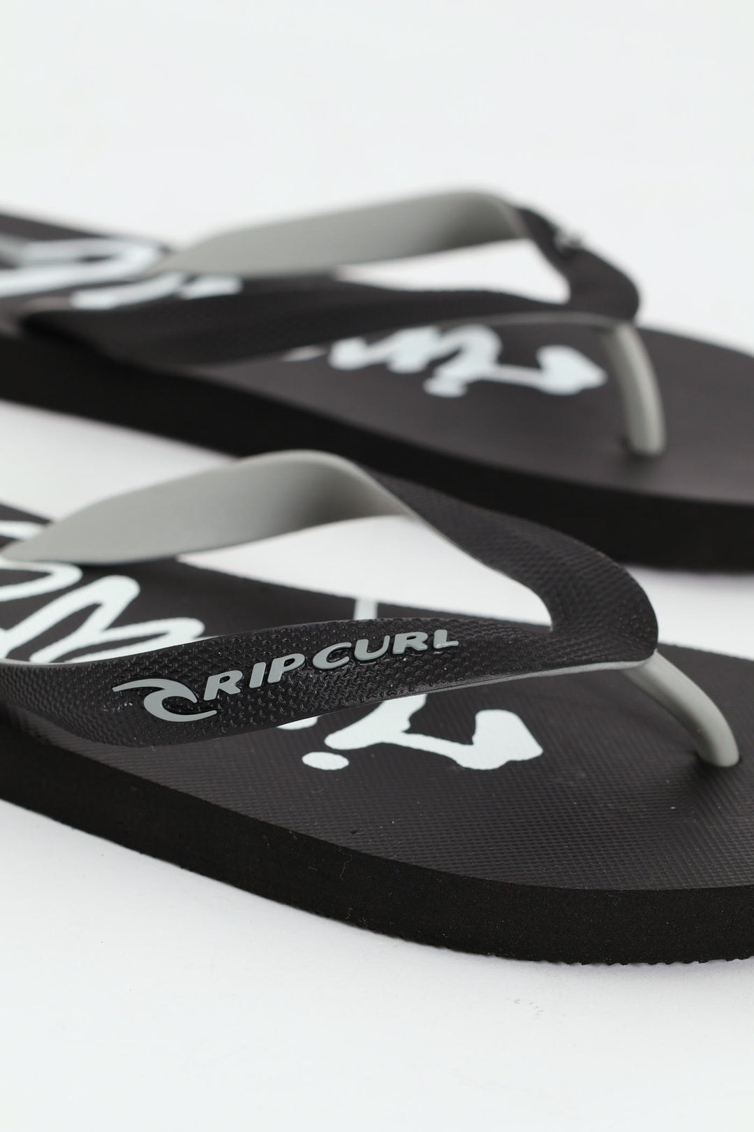 Archive Script Bloom Open Toe Flip Flop - Black