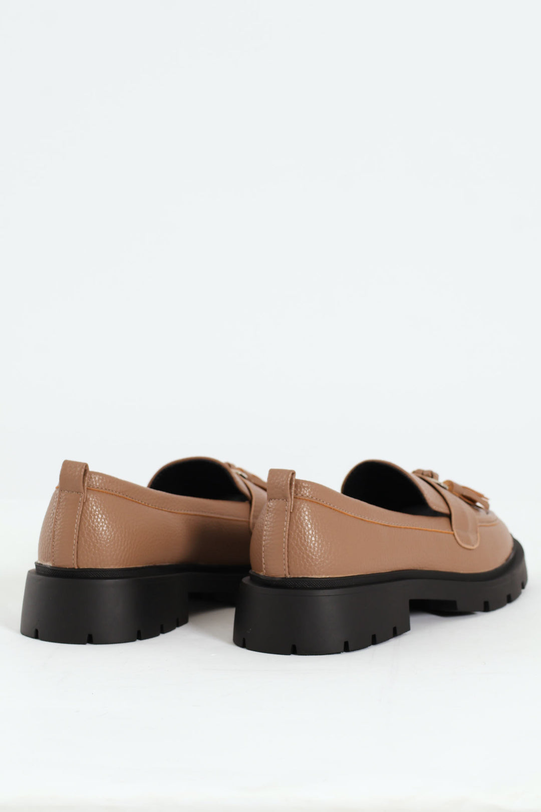 Tassel Trim Chunky Loafer - Blush