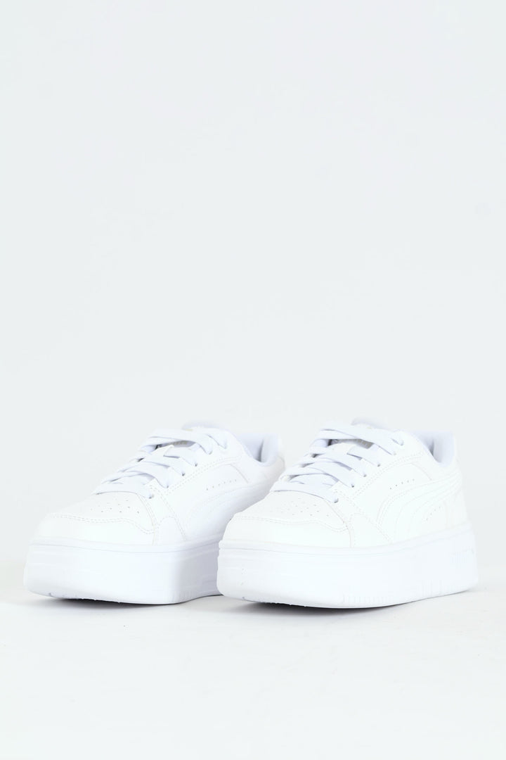 Girls Rebound Femme Jr Sneaker - White