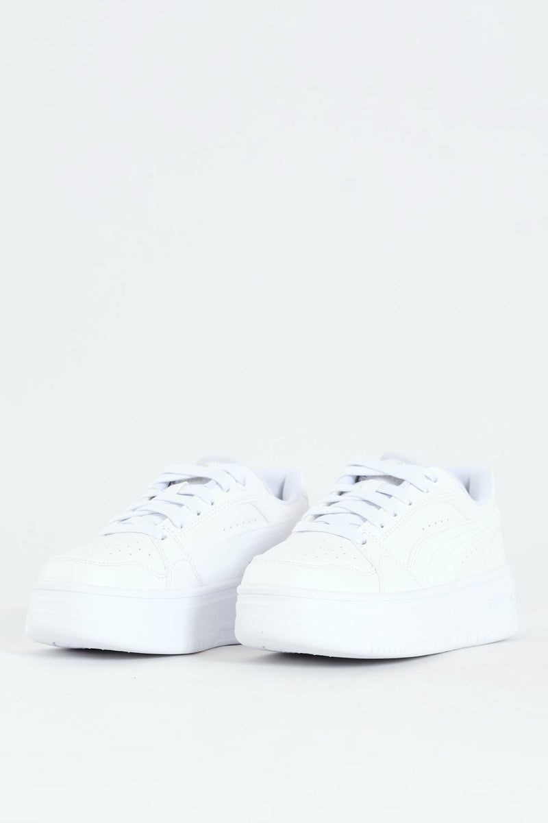 Girls Rebound Femme Jr Sneaker - White