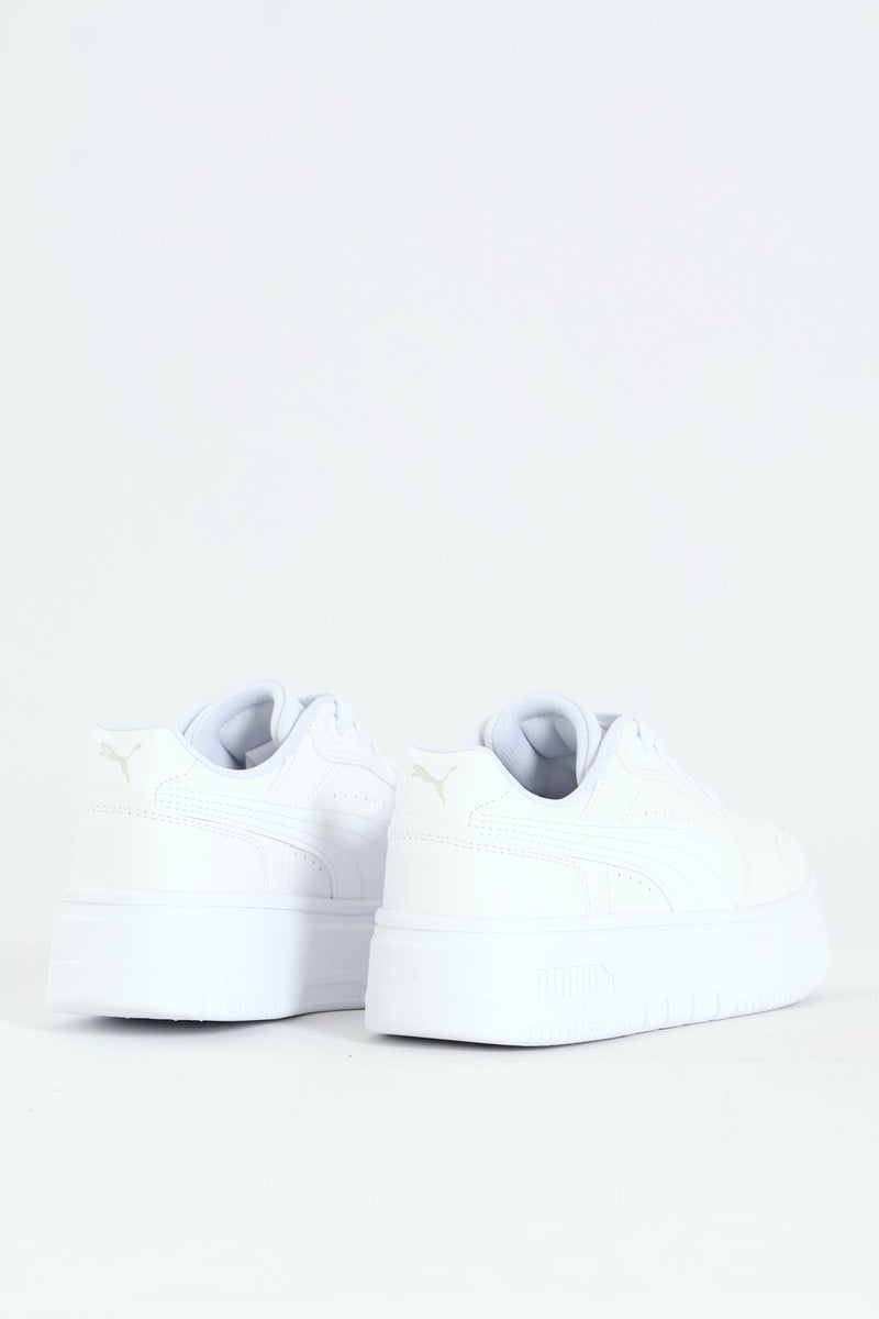 Girls Rebound Femme Jr Sneaker - White