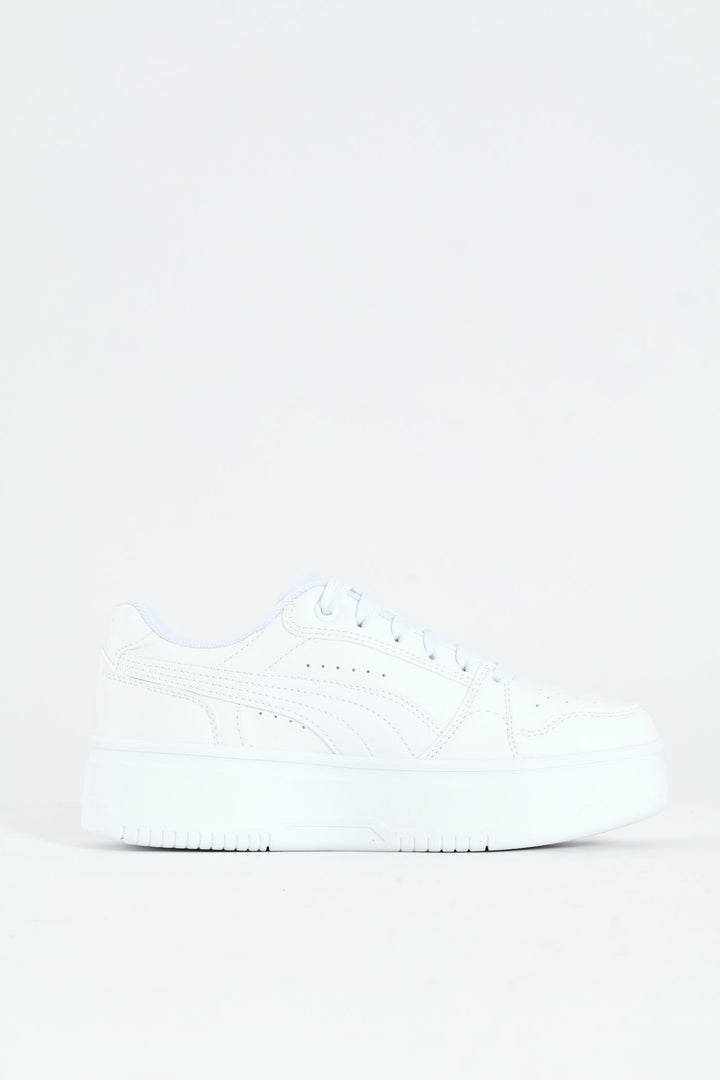 Girls Rebound Femme Jr Sneaker - White