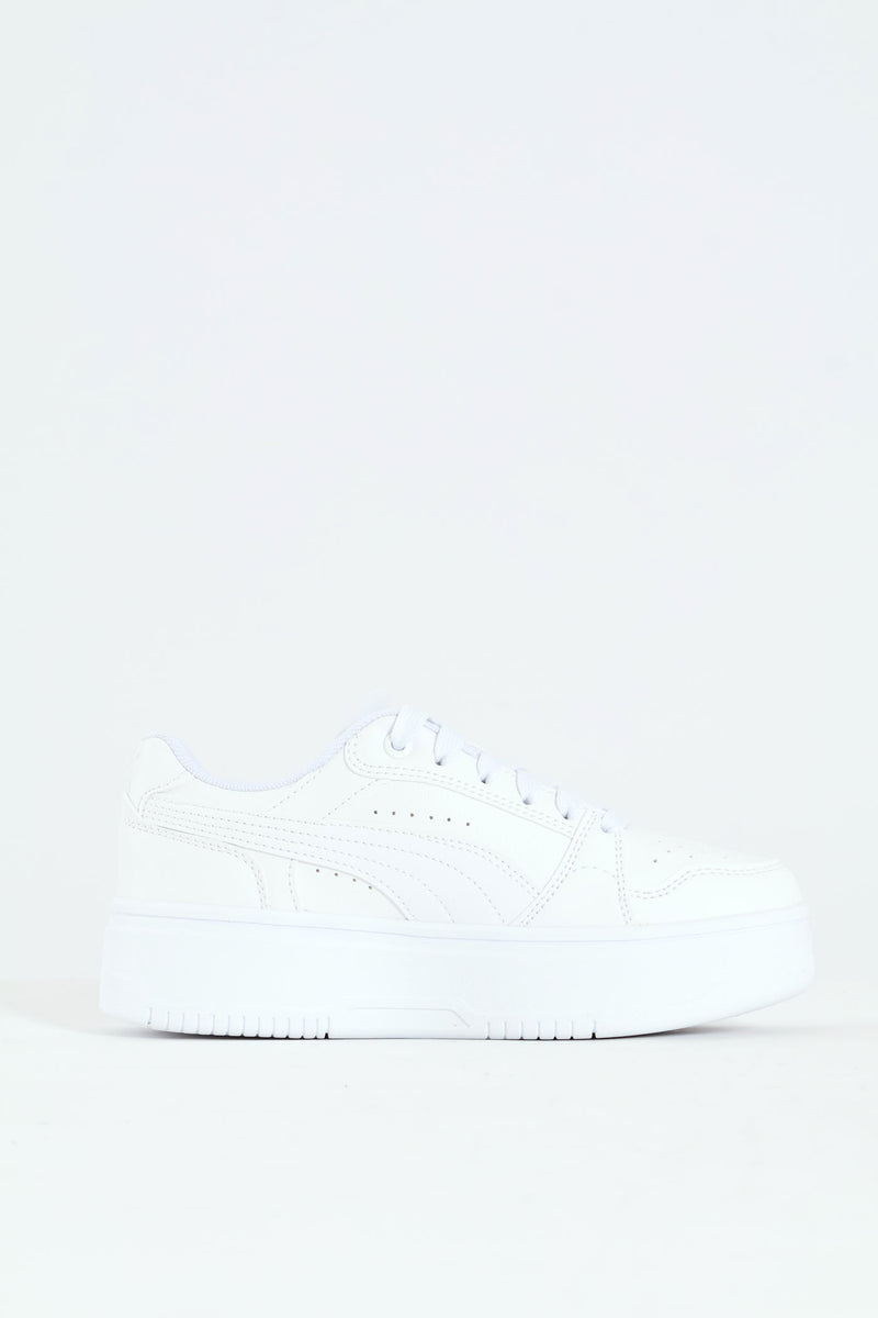 Girls Rebound Femme Jr Sneaker - White