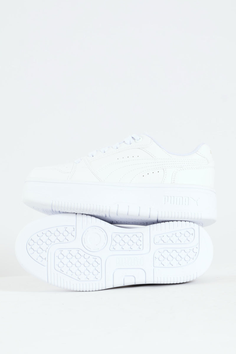 Girls Rebound Femme Jr Sneaker - White