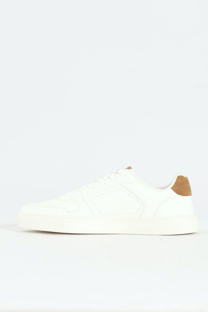 Basic Lace Up Sneaker - White