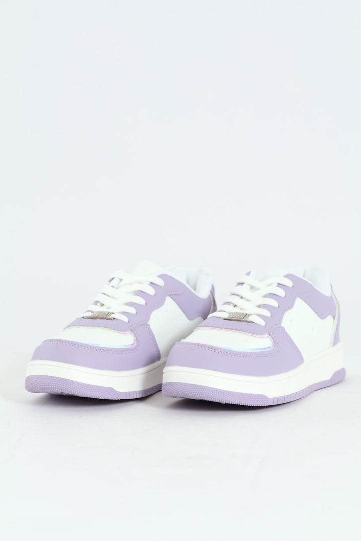 Girls Court Sneaker - Lilac