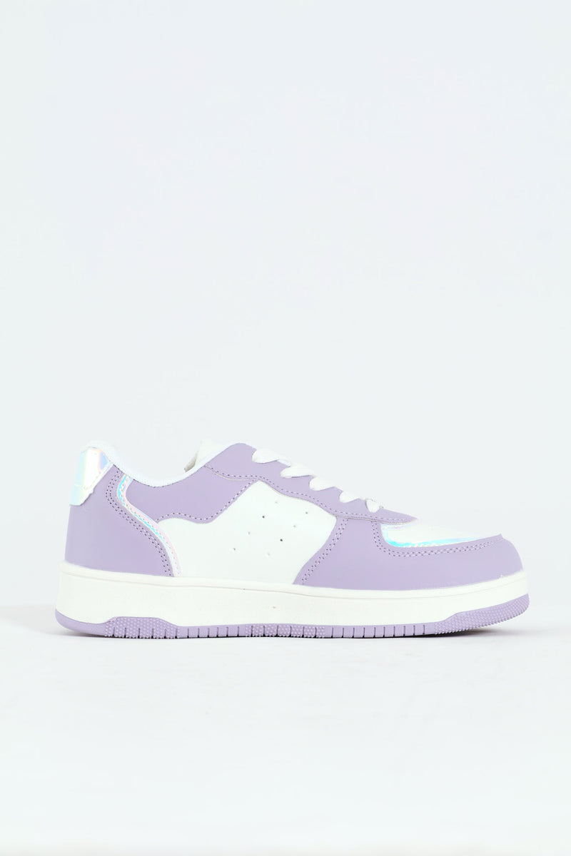 Girls Court Sneaker - Lilac
