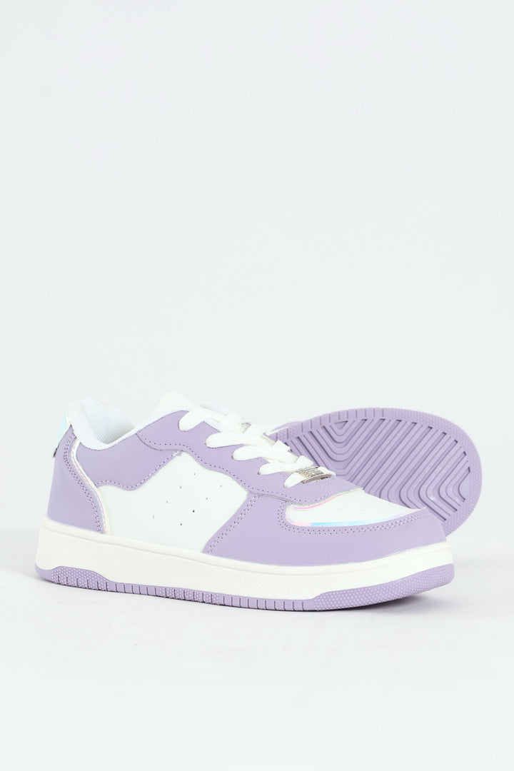 Girls Court Sneaker - Lilac