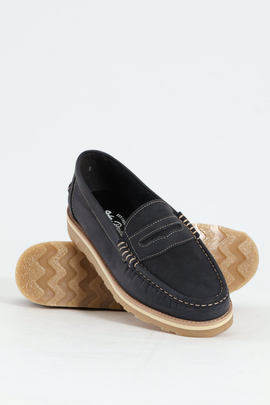 Slip On Penny Moccasin Loafer - Navy