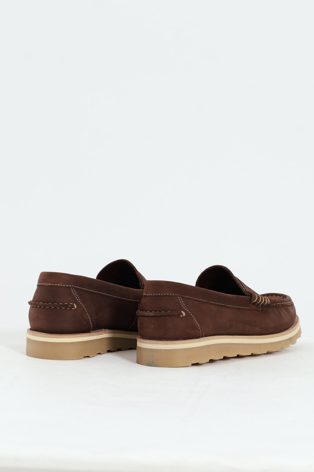 Slip On Penny Moccasin Loafer - Brown