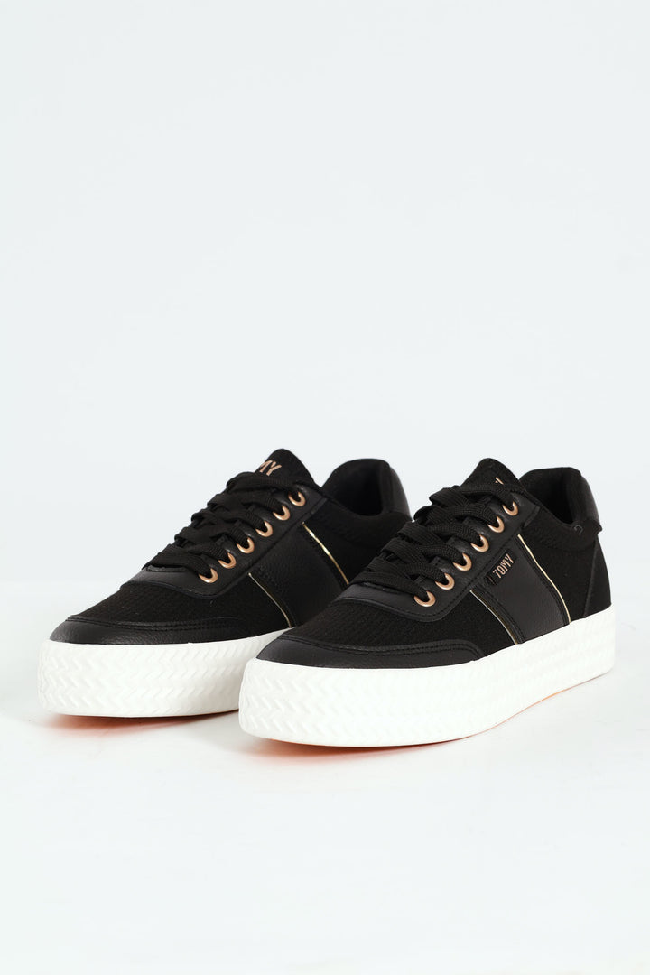Danielle Pu Sneaker - Black