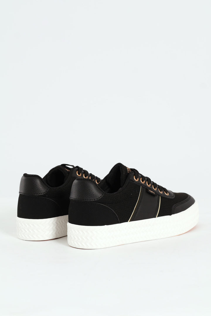 Danielle Pu Sneaker - Black