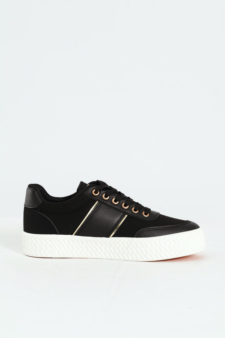 Danielle Pu Sneaker - Black