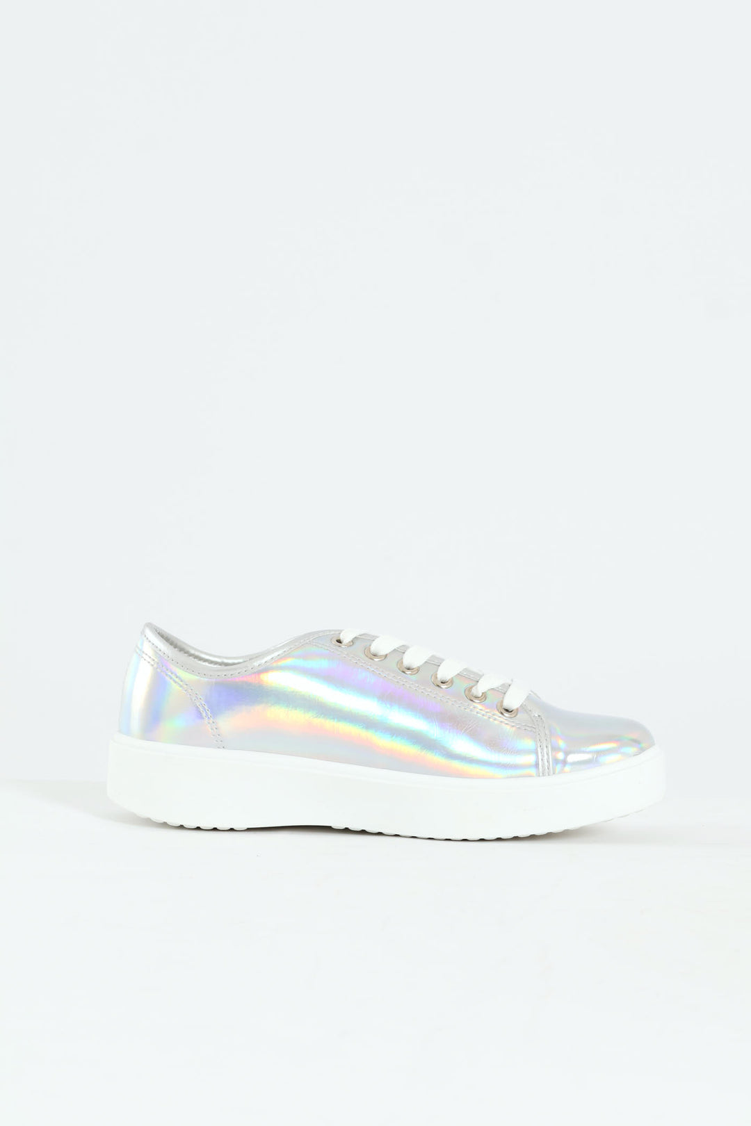 Flick Metallic Sneaker - Silver
