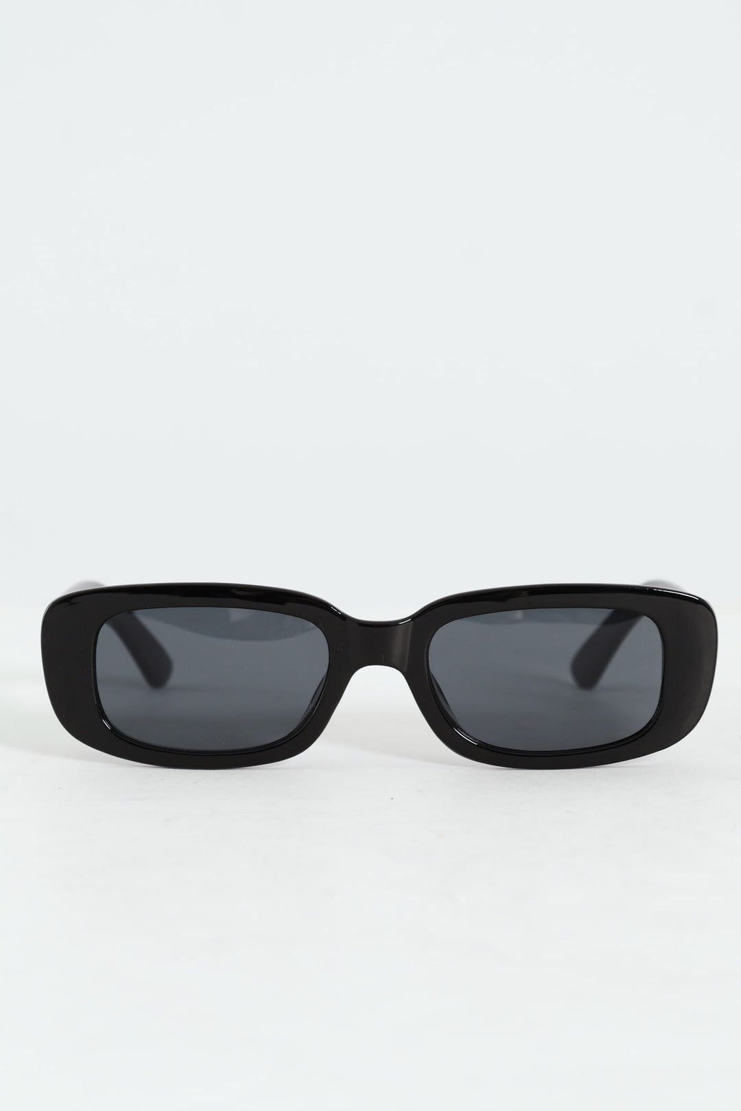 Girls Shiny Rectangle Sunnies - Black