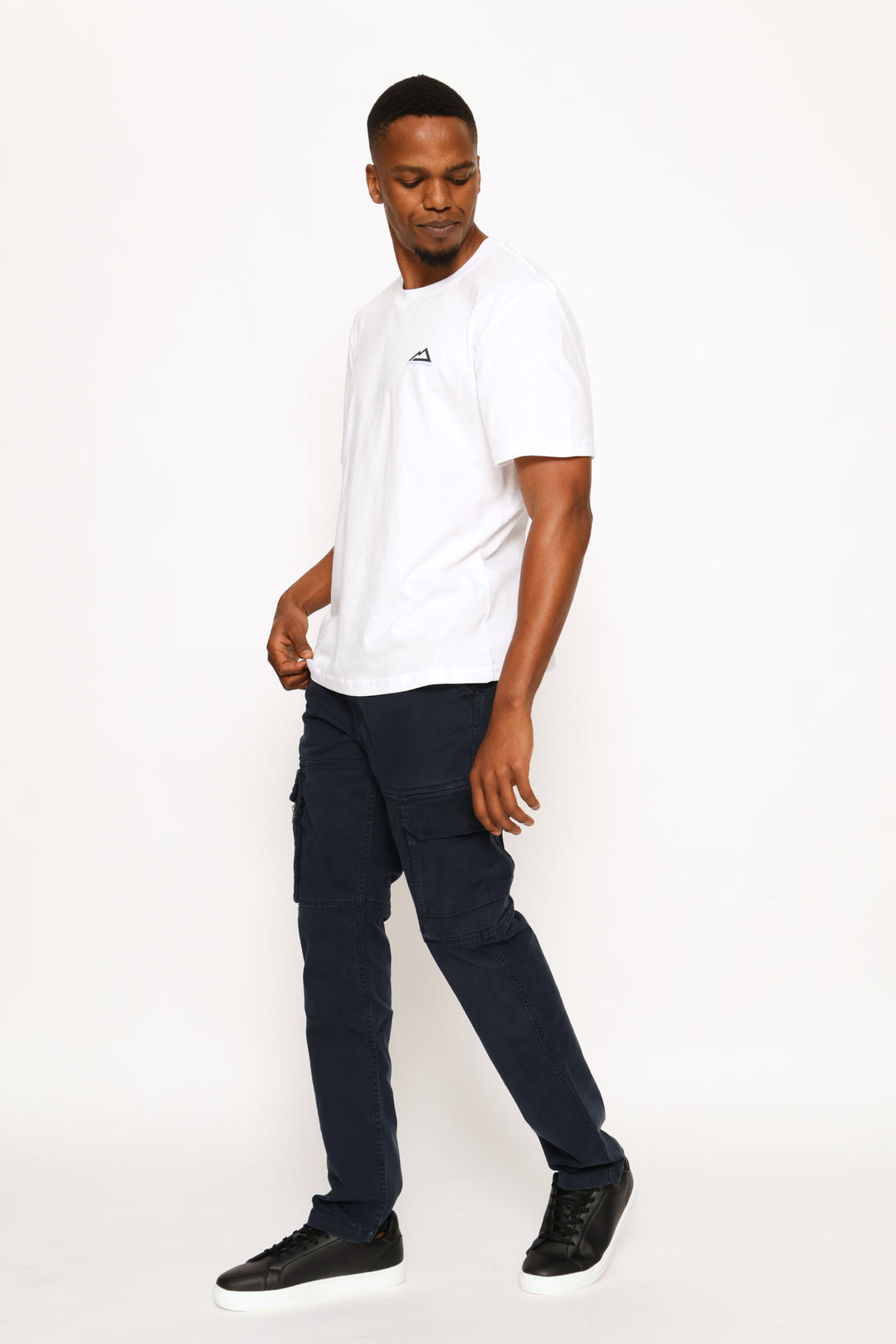 Stone Alps Front & Back Tee - White