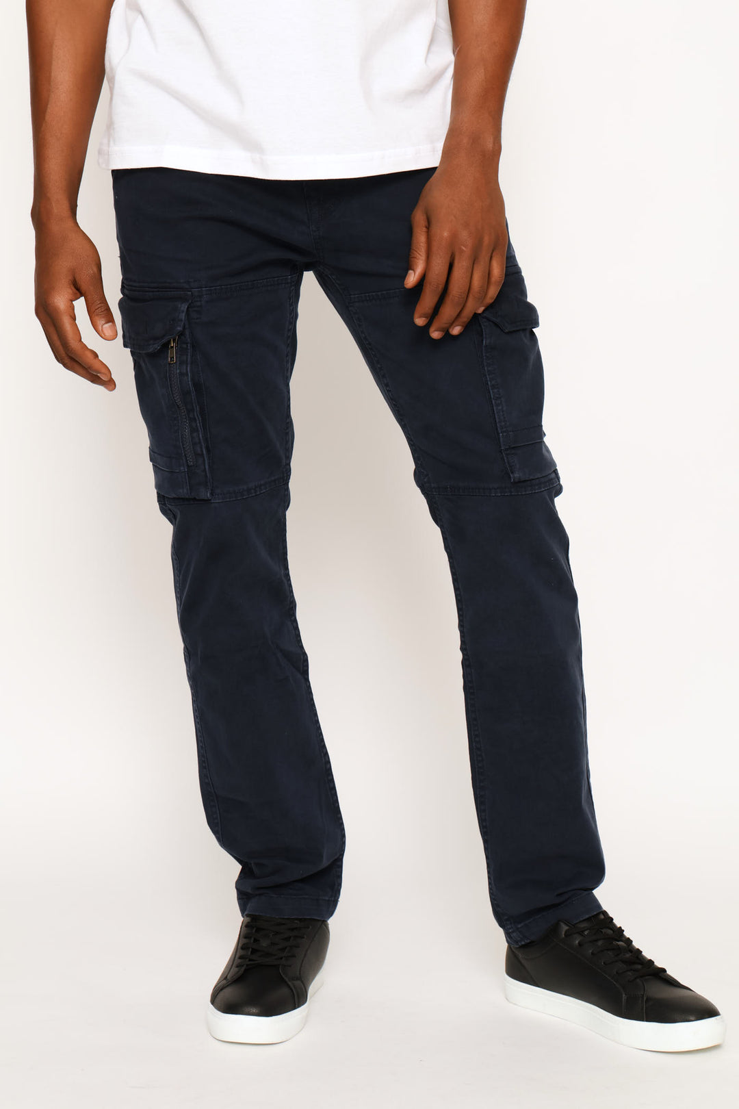 Cargo Side Bellows Pocket Pant - Navy