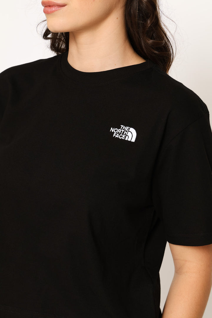 Evolution Simple Dome Crop Tee - Black