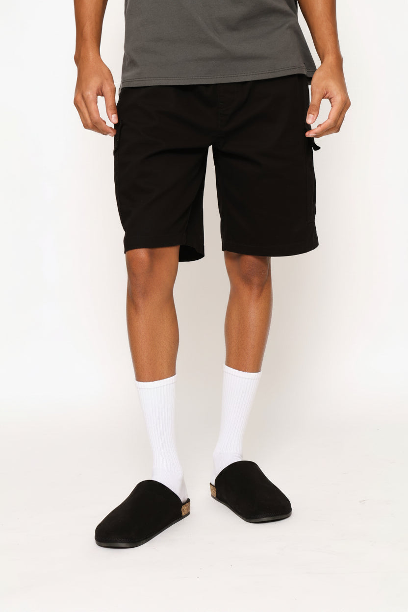Basic Cargo Short - Black
