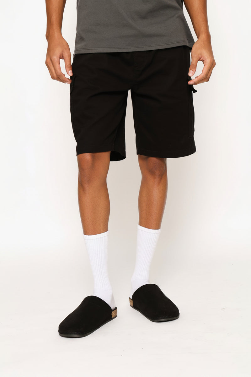 Basic Cargo Short - Black