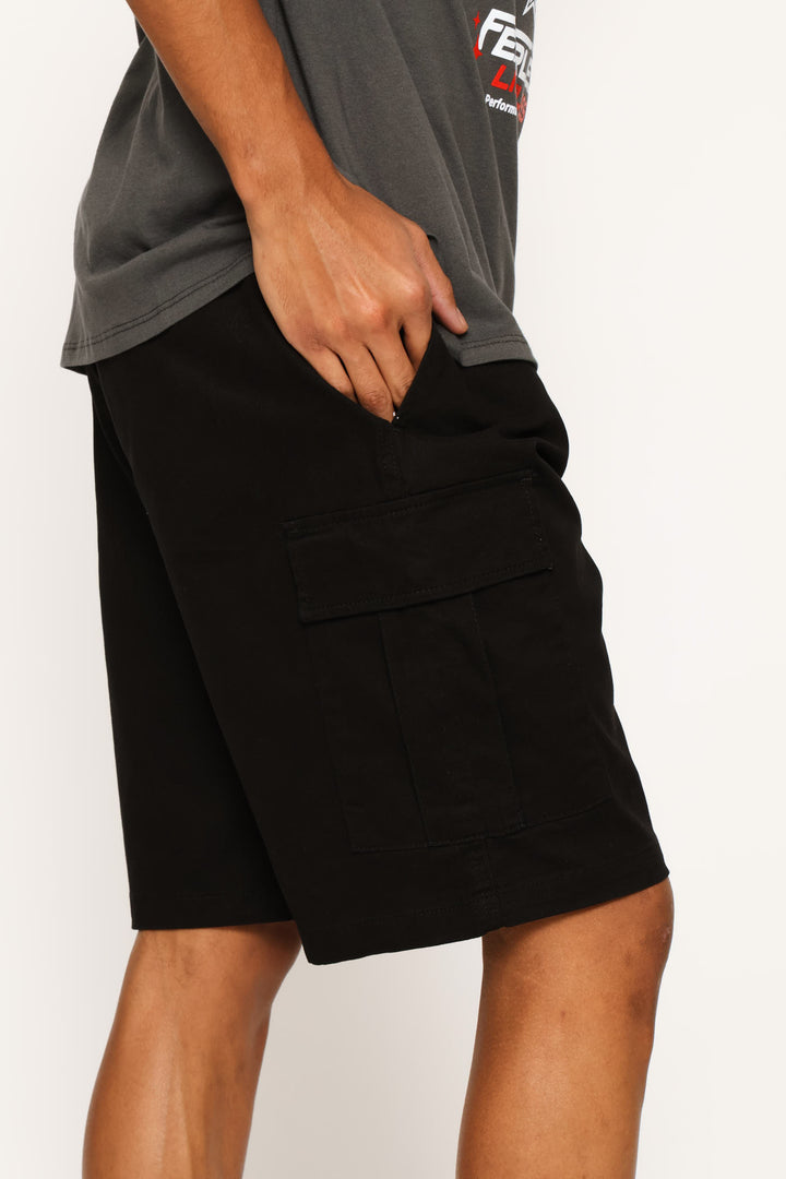 Basic Cargo Short - Black