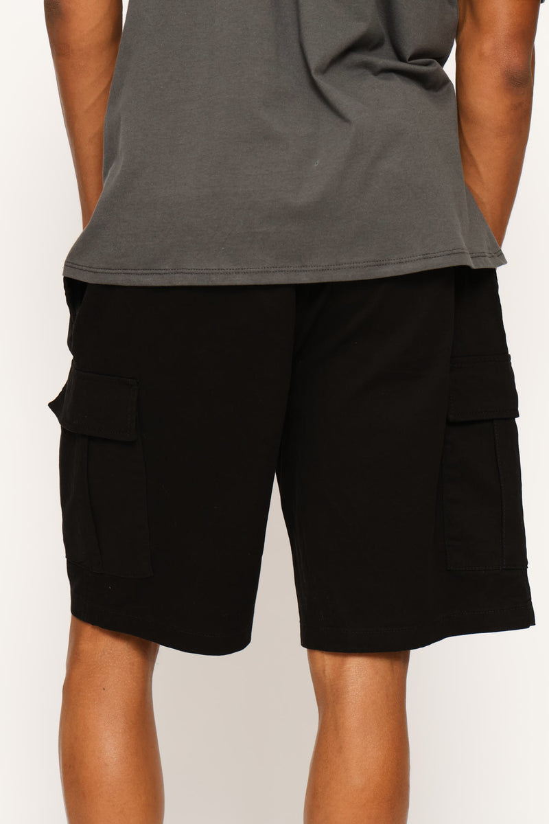 Basic Cargo Short - Black