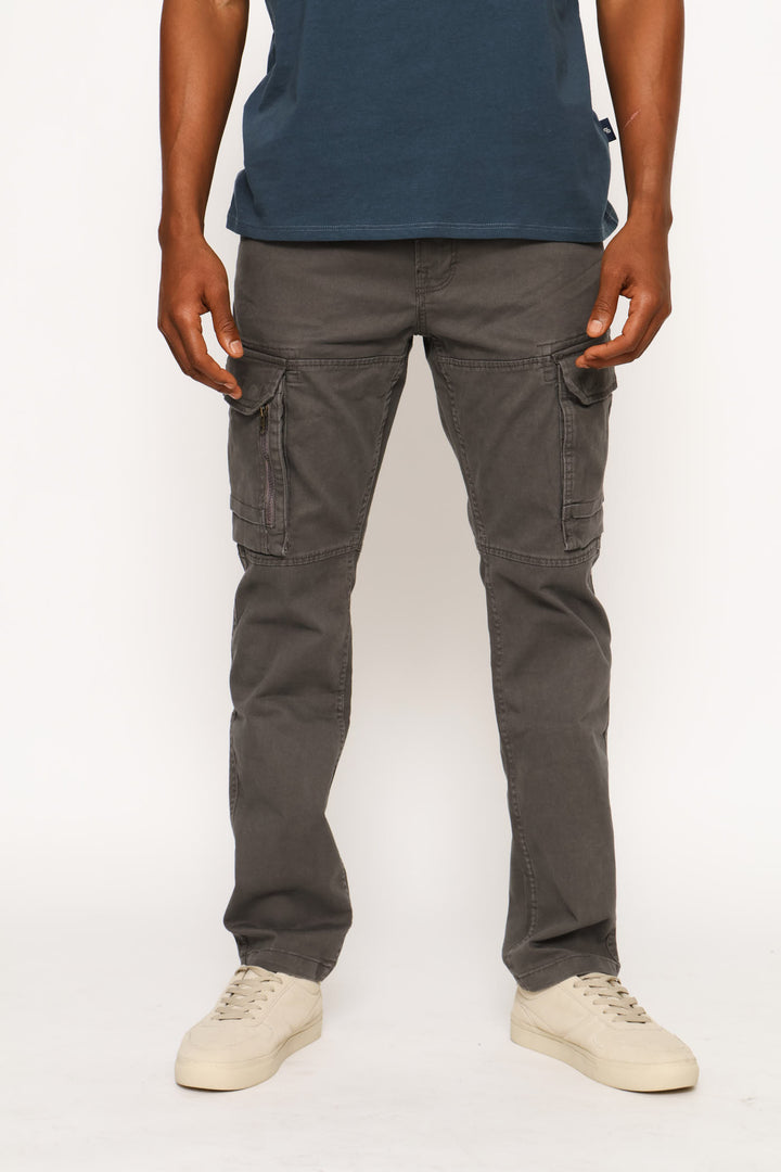 Cargo Side Bellows Pocket Pant - Charcoal
