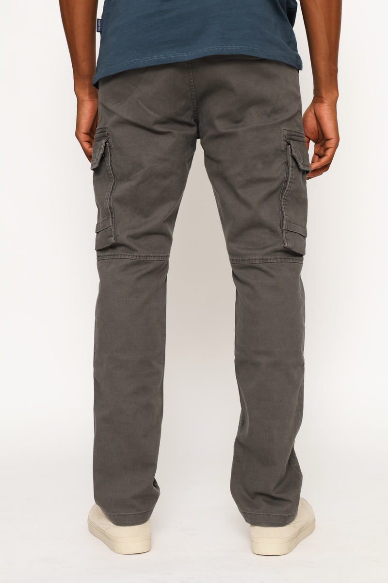Cargo Side Bellows Pocket Pant - Charcoal