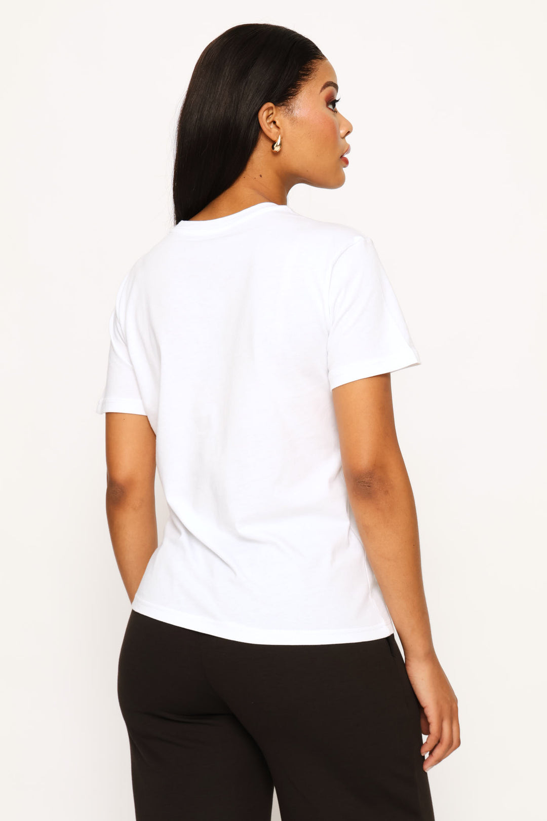Diva Spaniel Tee - White