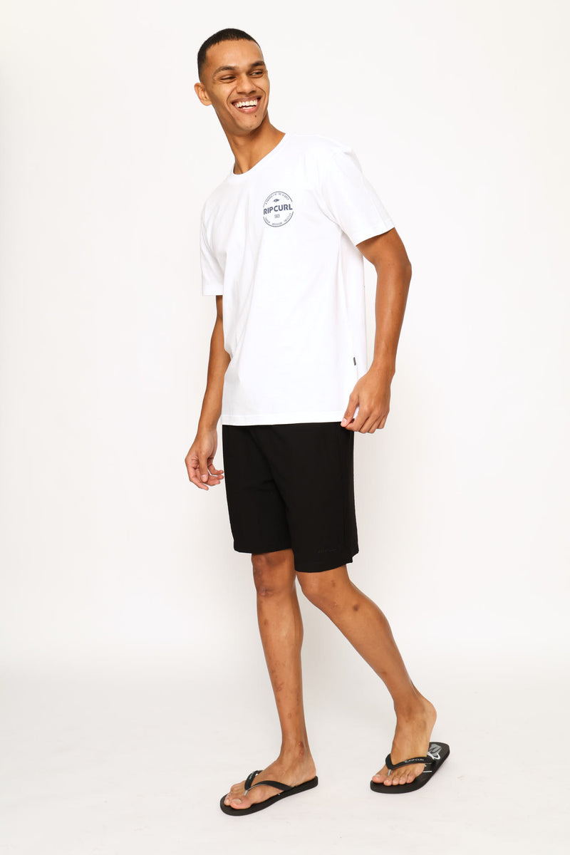 Stapler  Tee - White