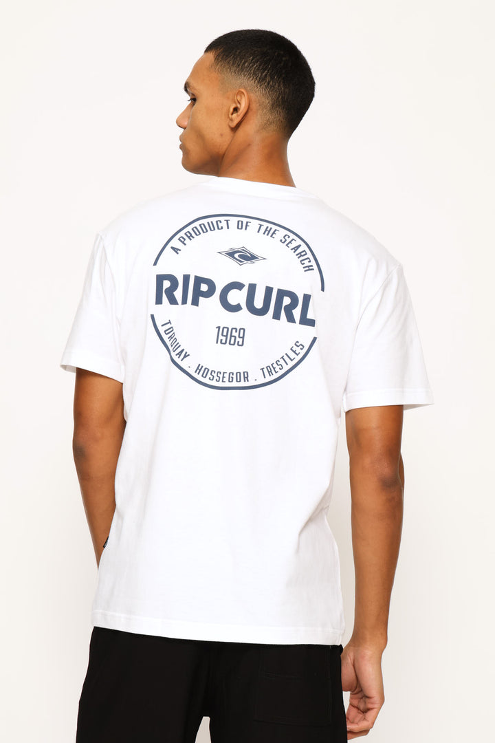 Stapler  Tee - White