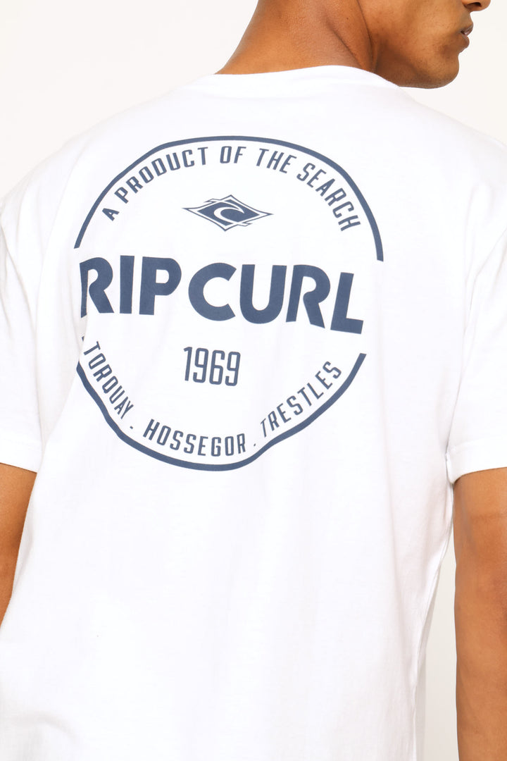 Stapler  Tee - White