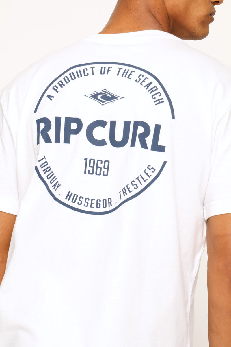 Stapler  Tee - White