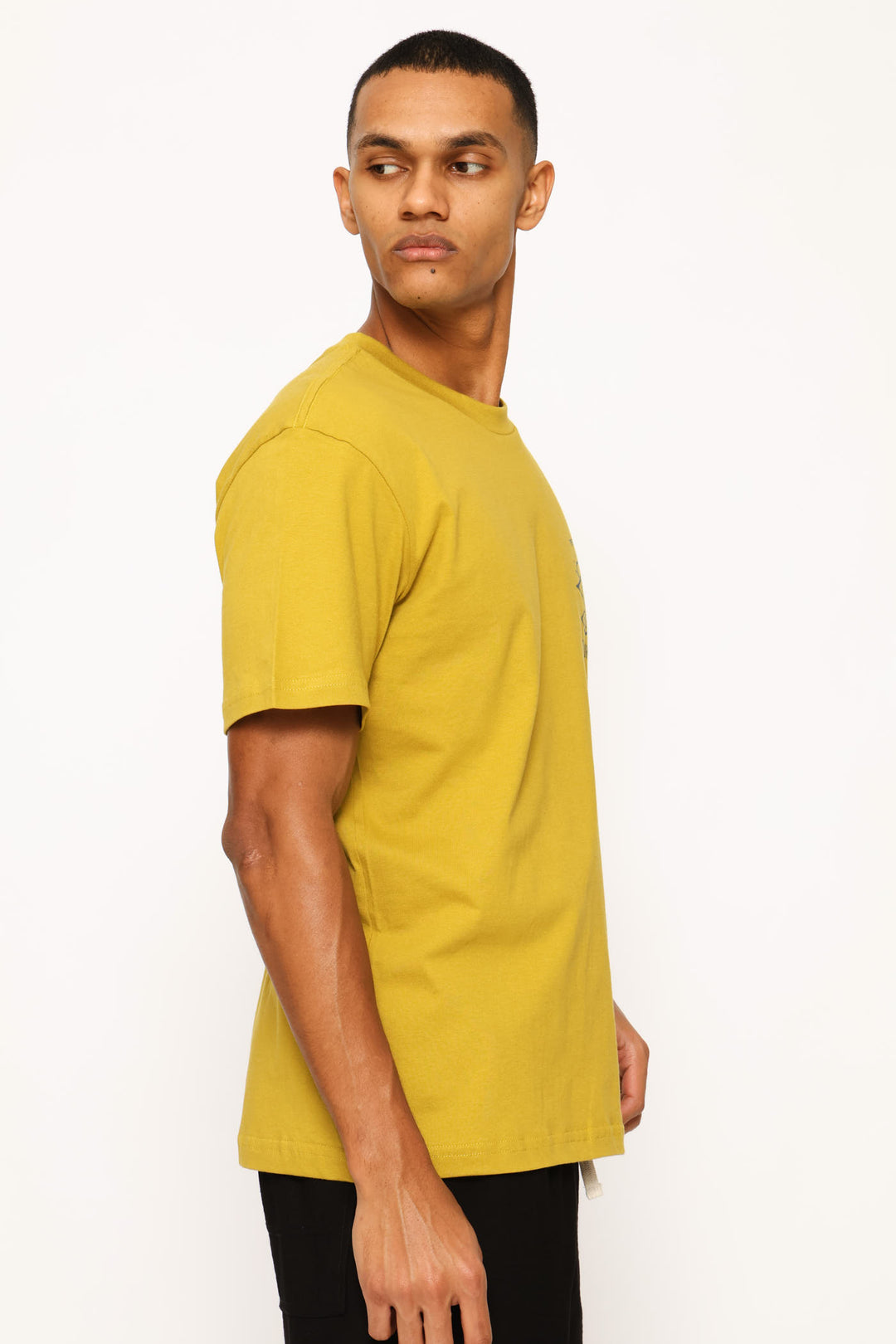 Search Outline Tee - Mustard