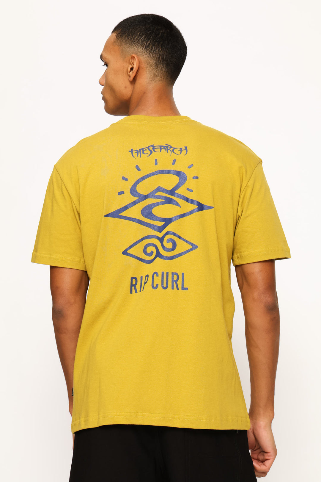 Search Outline Tee - Mustard