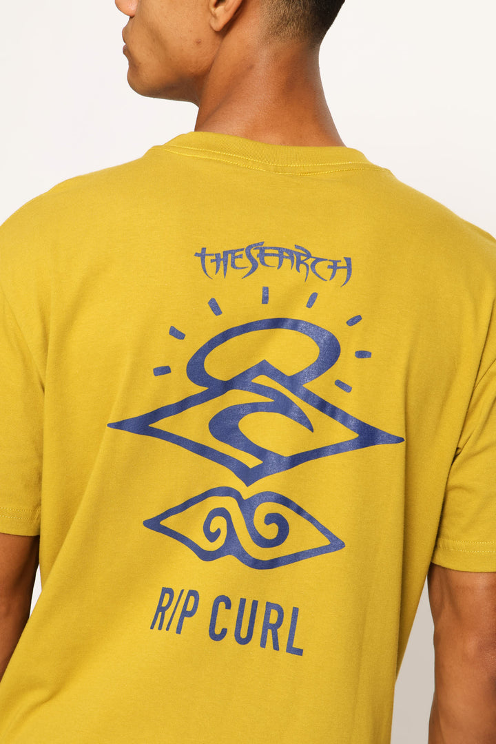 Search Outline Tee - Mustard