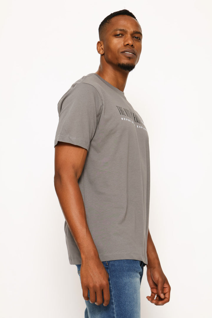 Bracket Logo Tee - Grey