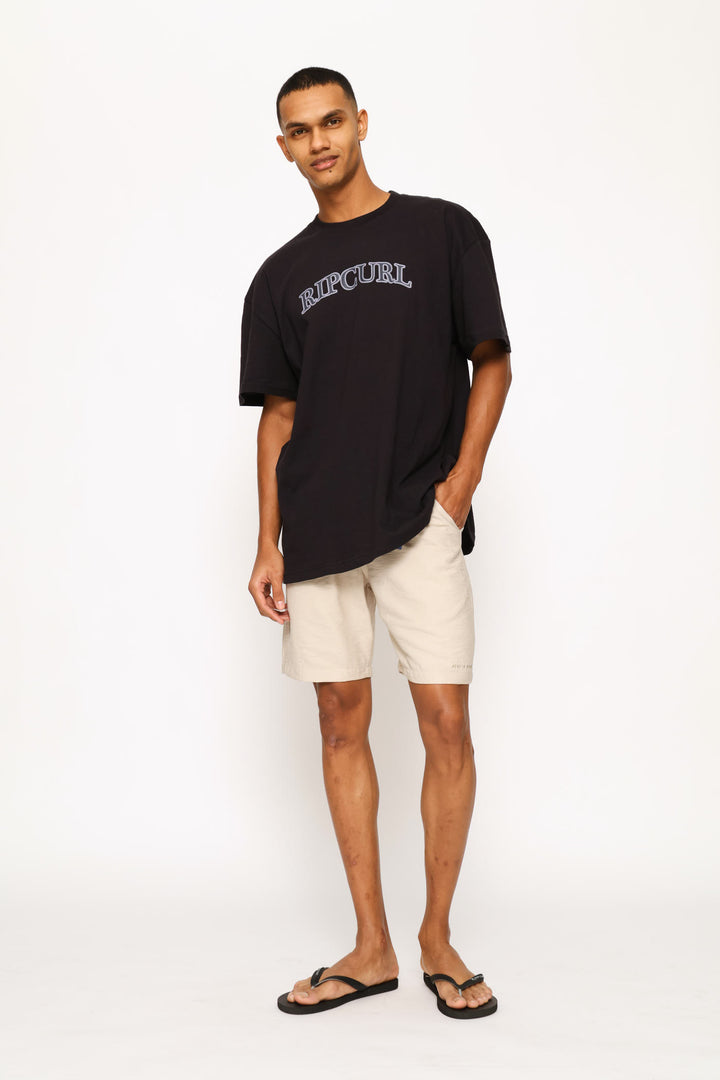 Disorder Arc Oversized Tee - Black