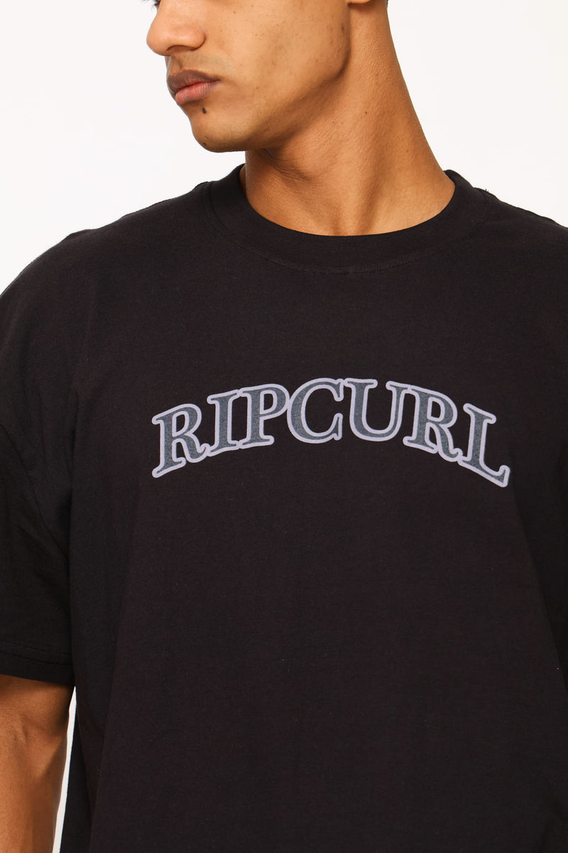 Disorder Arc Oversized Tee - Black