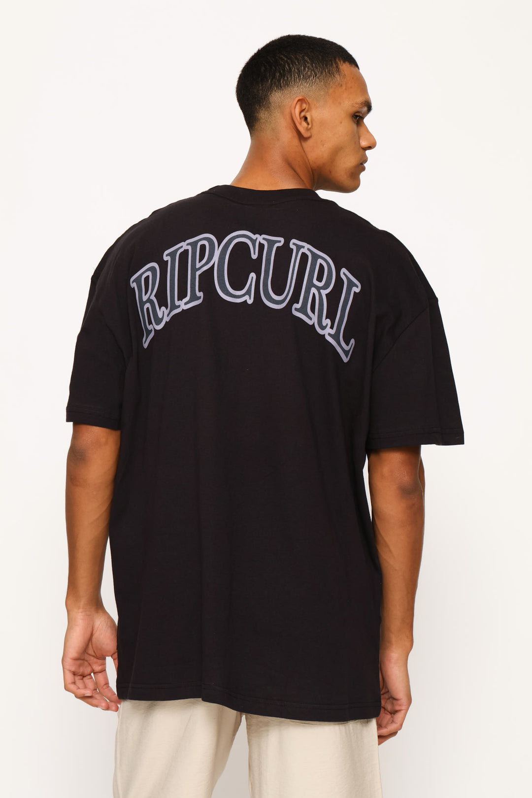 Disorder Arc Oversized Tee - Black