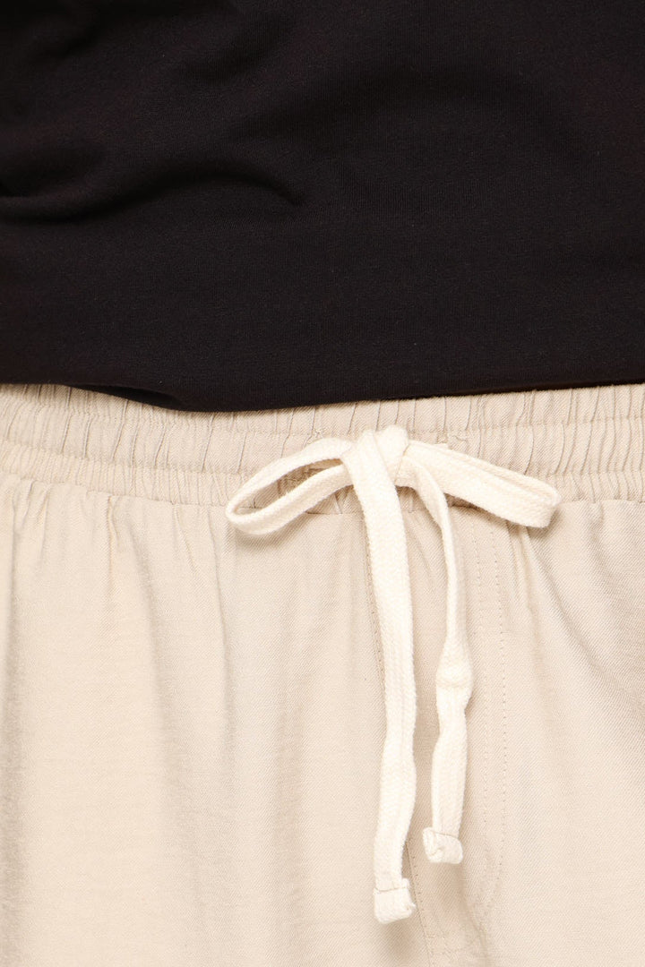 Classic Corp Linen Shorts - Oatmeal