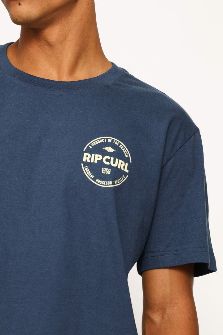 Stapler  Tee - Navy