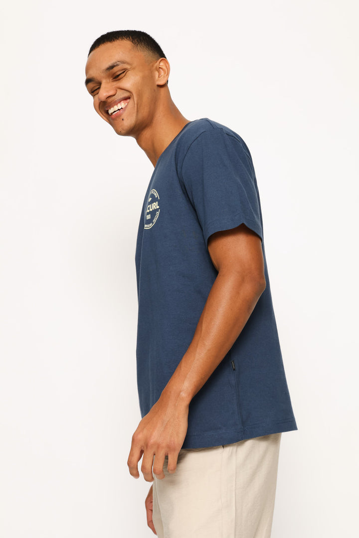 Stapler  Tee - Navy