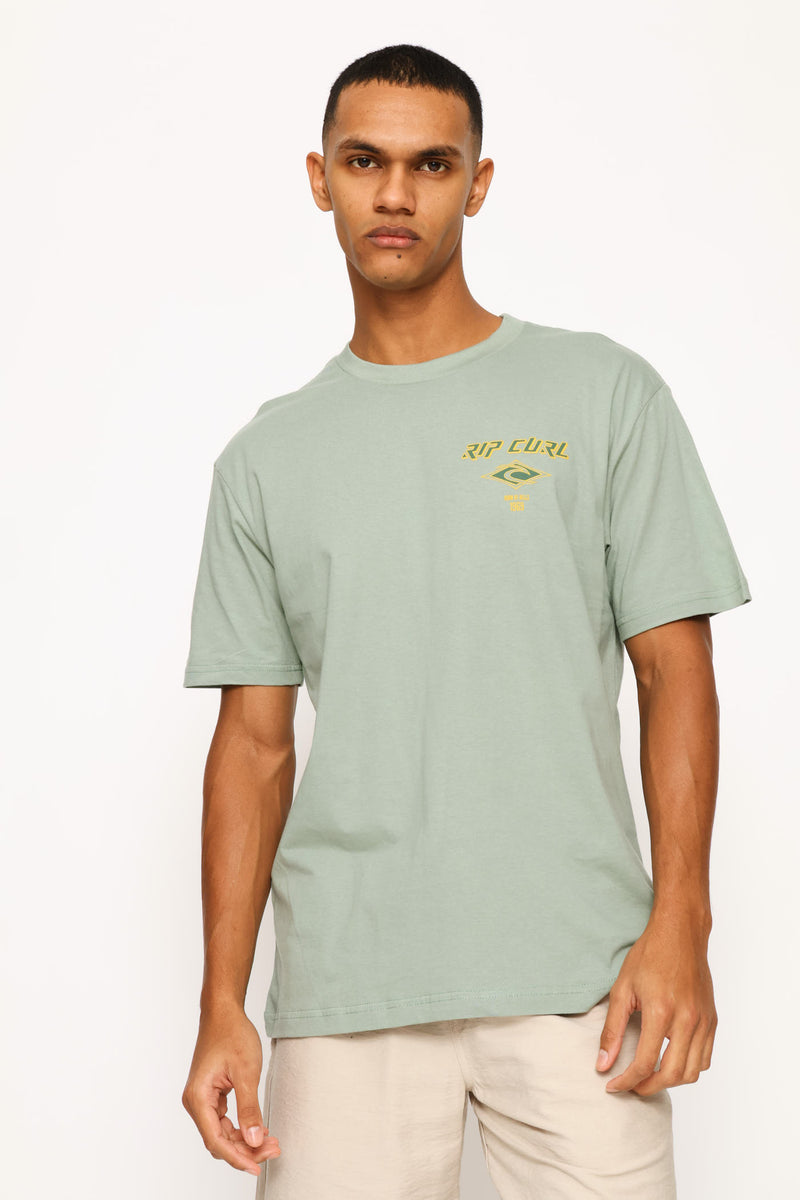 Fade Out Icon Tee - Sage